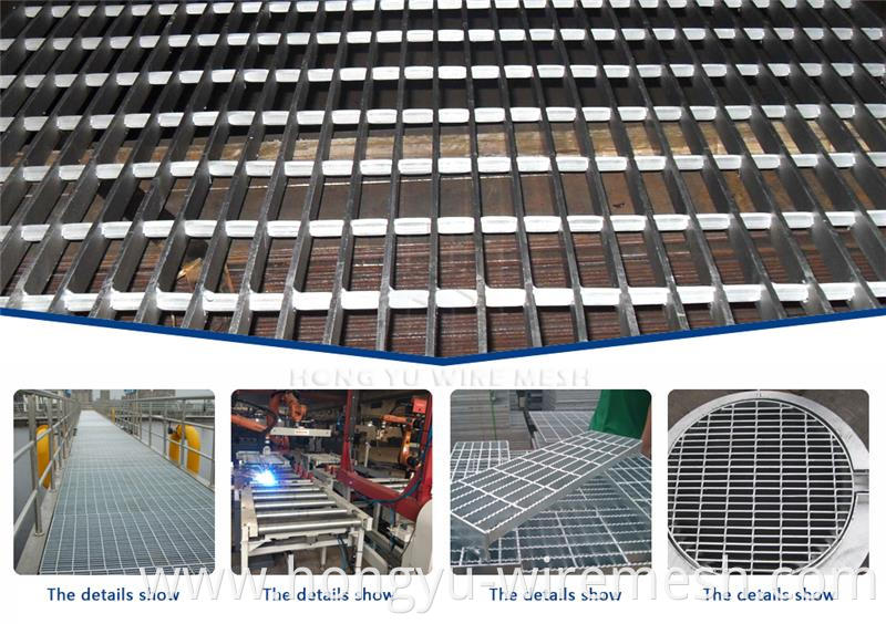 high quality stainless steel serrated galvanized steel grating price for sale